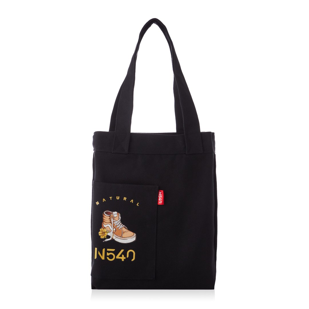 N540 Novans bag ― 品牌帆布袋 - 侧背包/斜挎包 - 其他材质 黑色