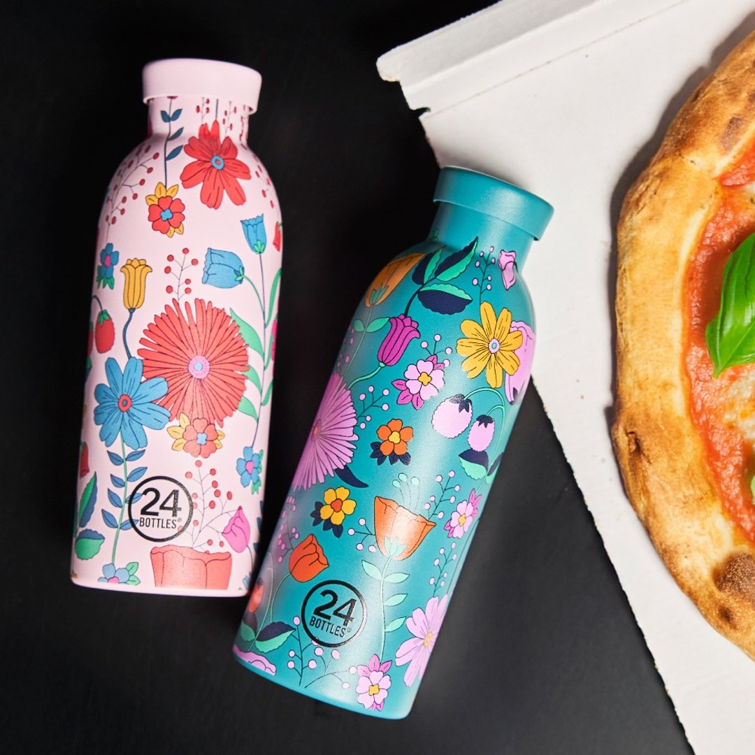 意大利 24Bottles 不锈钢双层保温瓶 500ml / 盛开系列 - 保温瓶/保温杯 - 不锈钢 多色