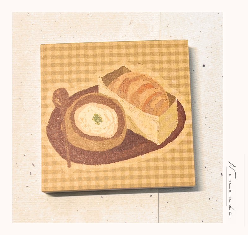 面包汤品组 迷你便条纸 - 50张入 - 便条纸/标签贴 - 纸 