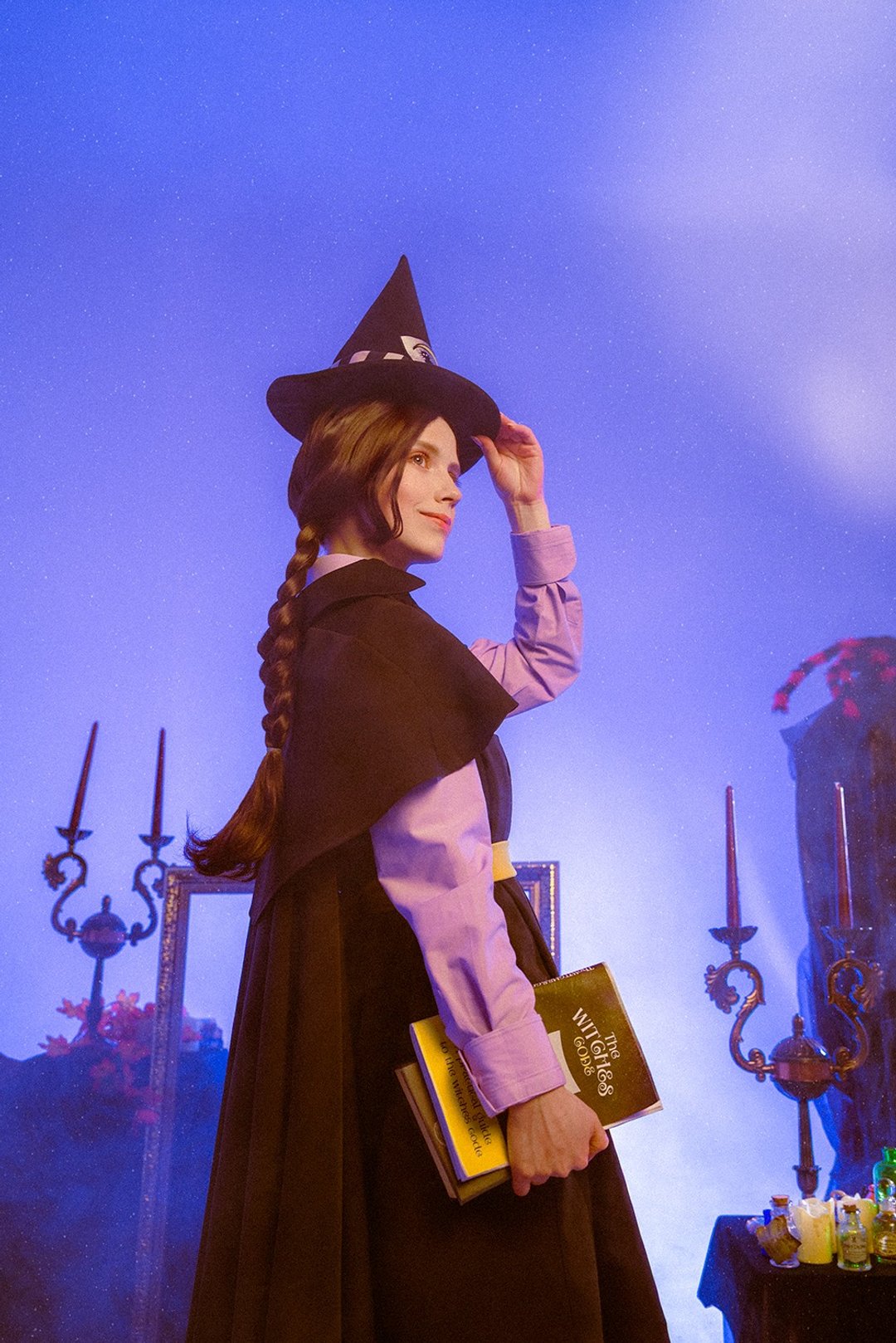 最烂的魔女学校制服 - Mildred Hubble 万圣节角色扮演服装 - 晚装/礼服 - 聚酯纤维 黑色