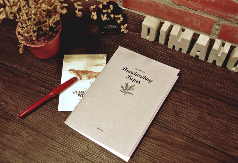 迪梦奇 PEN LOVER 钢笔本 - 金贝 (灰) - 笔记本/手帐 - 纸 灰色
