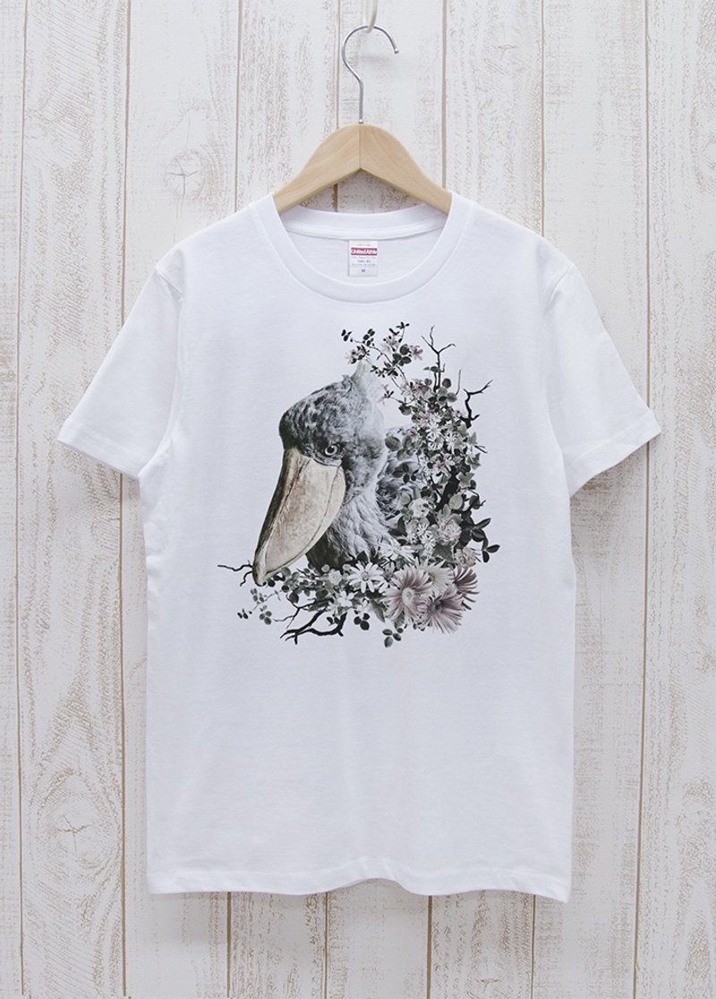 ronronHUSHBILL Tee　Calld?　ホワイト / R036-T-WH - 中性连帽卫衣/T 恤 - 棉．麻 白色