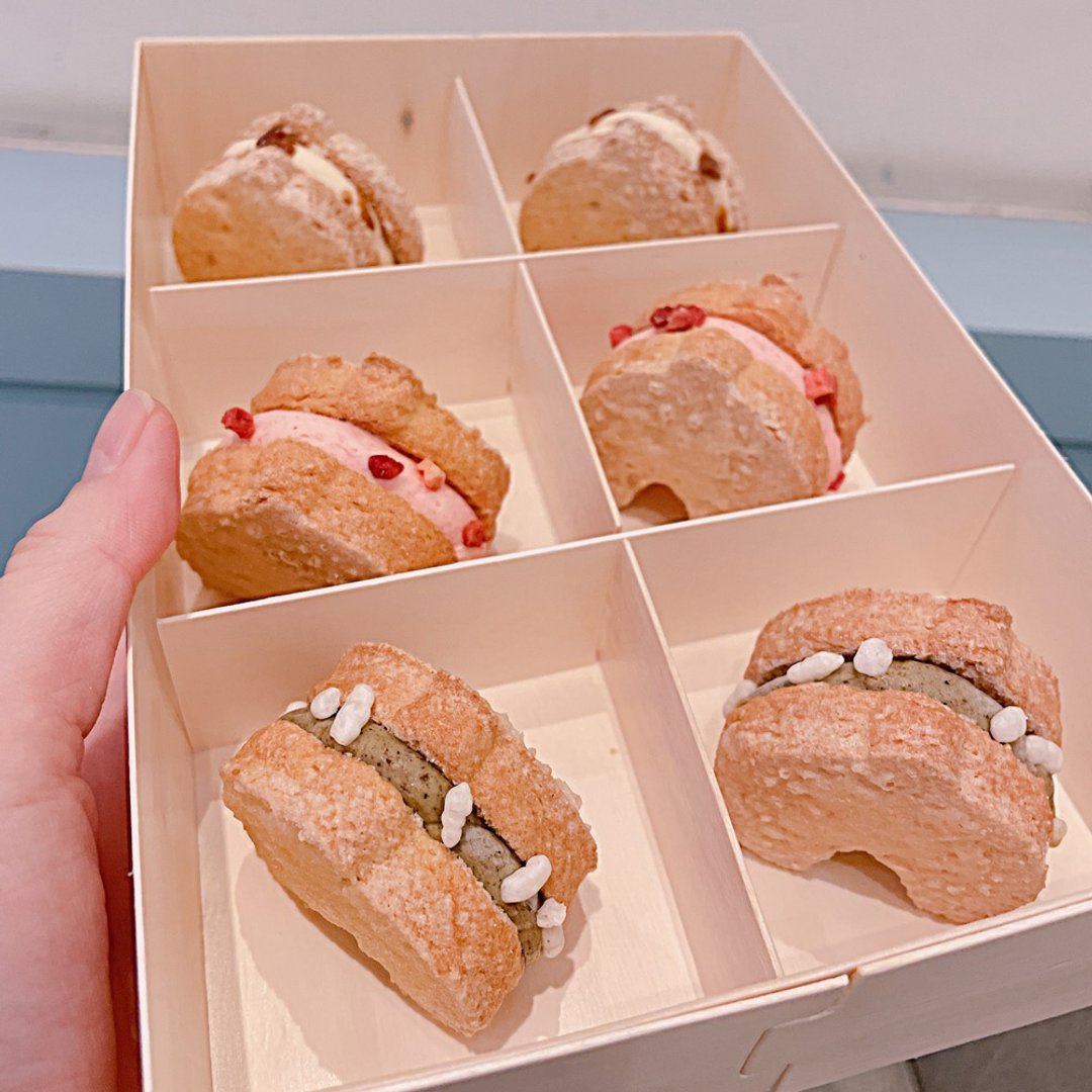 柯基屁屁达克瓦兹礼盒/可代写卡片 - 蛋糕/甜点 - 新鲜食材 