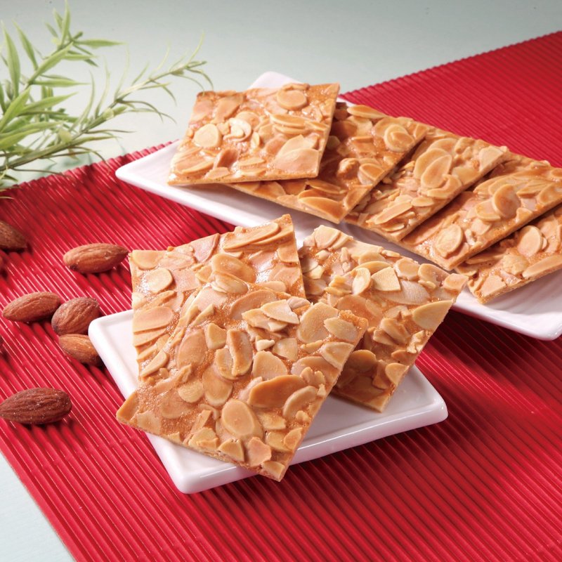 【疯坚果ing】杏仁瓦片(22包/袋)-经济包装 - 手工饼干 - 新鲜食材 橘色
