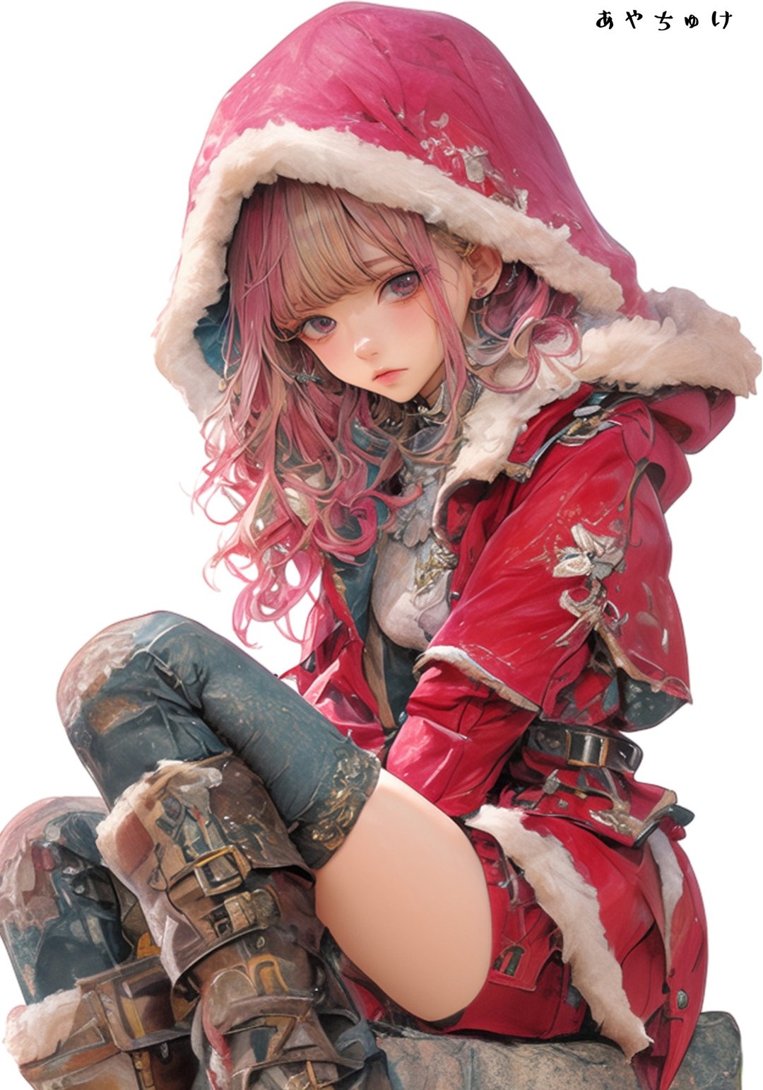 【11月新品】07-105-0209 人物贴纸 冬日女孩 - 贴纸 - 纸 
