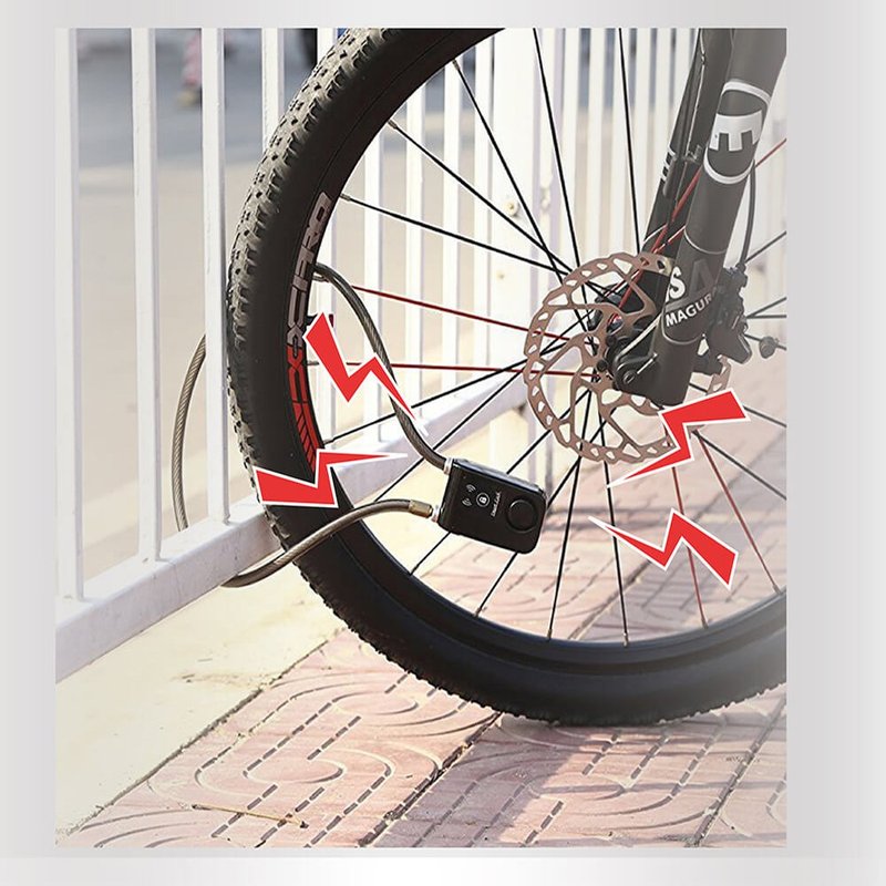 Waymax | Xlock 防盗固定APP电子锁 - 运动/健身用品 - 其他金属 黑色