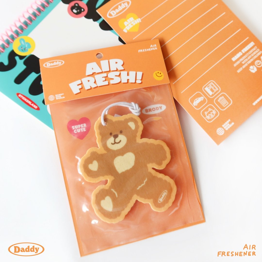 Daddy Bear Air Fresh!v - 香薰/精油/线香 - 纸 咖啡色