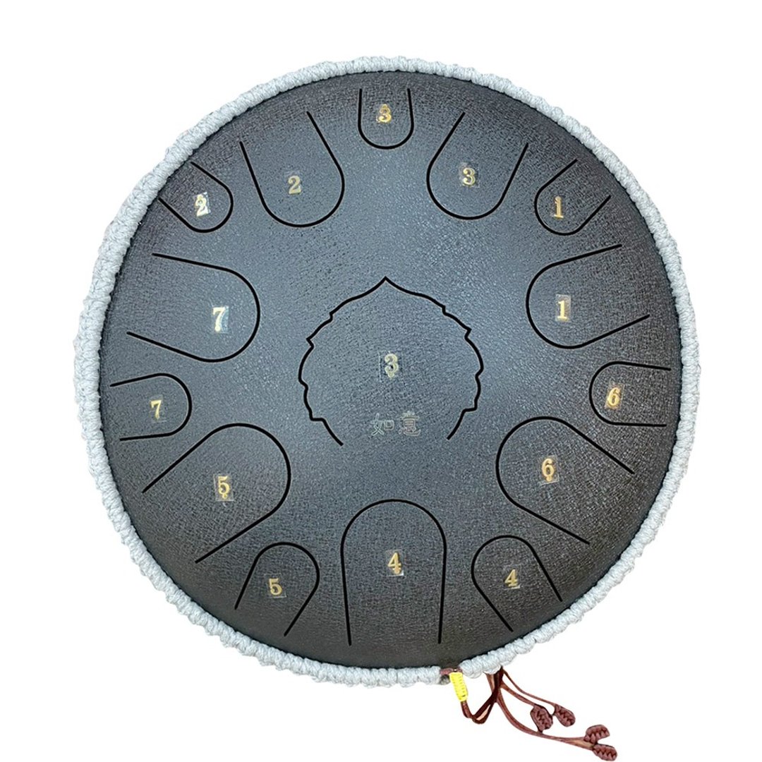 台湾品牌-如意空灵鼓-14寸15音-黑色 - 吉他/乐器 - 其他金属 黑色