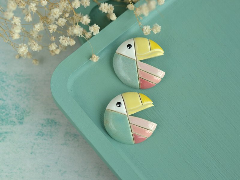 तुukan 陶瓷胸针 - 胸针 - 陶 多色