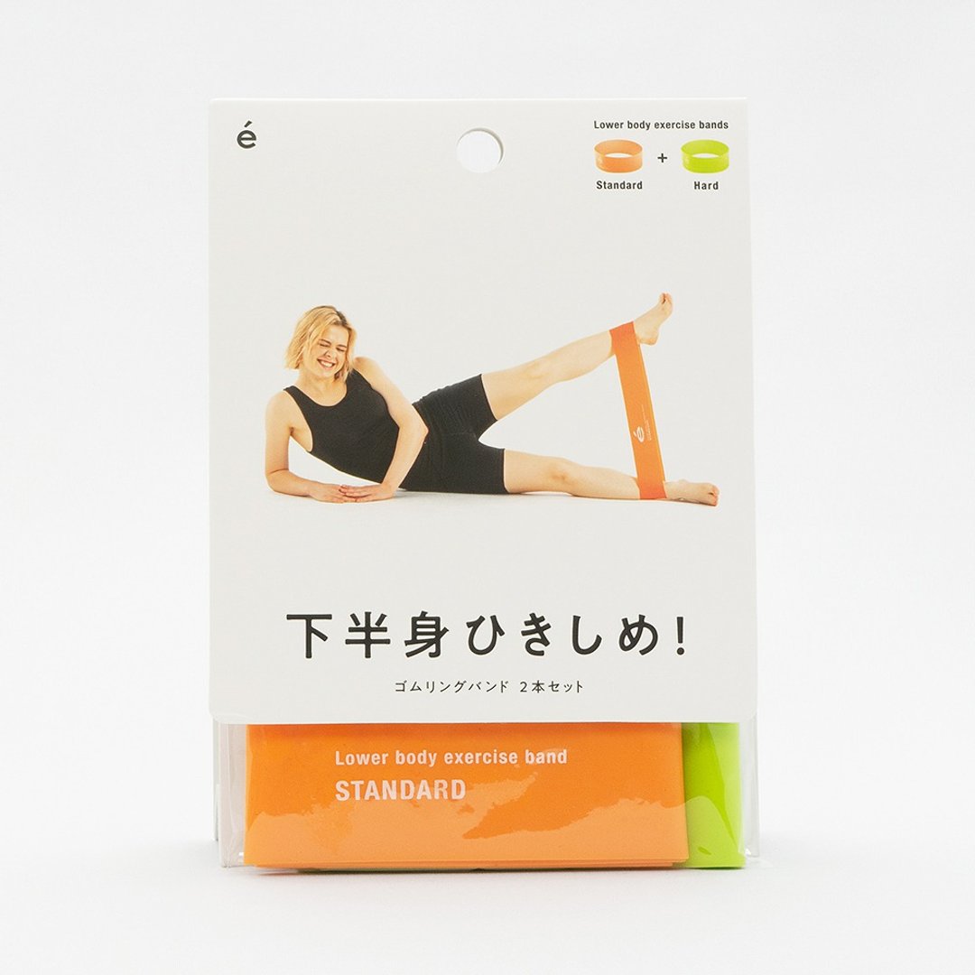 日本Erugam 弹力带2入 5kg+9kg 居家健身器材 瑜珈弹力带 - 运动/健身用品 - 其他材质 橘色