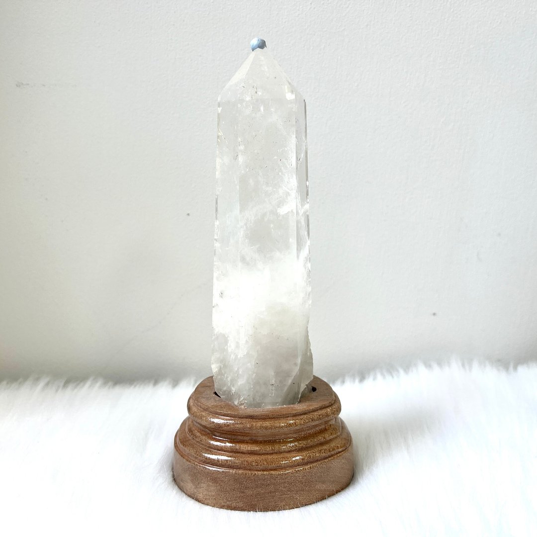 白晶柱连订造底座 | 水晶 | 水晶柱 | 水晶摆件 - 摆饰 - 水晶 透明