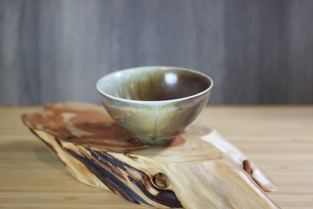【沐春生活】120ml 天目釉 柴烧茶杯 莺歌名家叶敏祥手工作品 - 其他杯子 - 瓷 