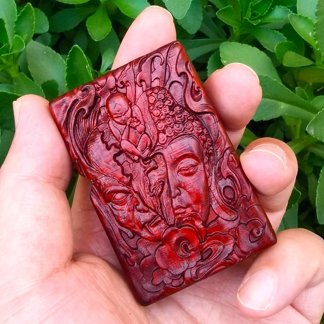 一念之间 立体雕刻紫檀木煤油打火机壳 ZIPPO替换壳 打火机装饰壳 - 其他 - 木头 