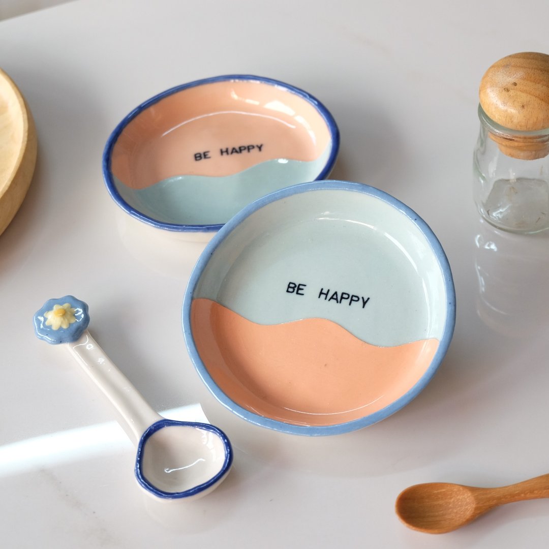 HAPPY DISH - 浅碟/小碟子 - 陶 