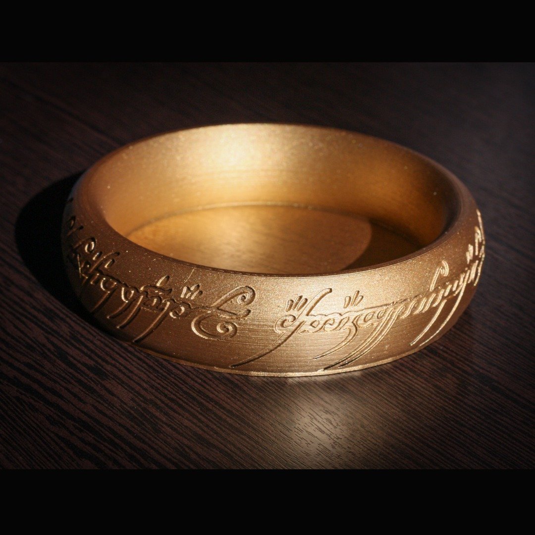 The One Ring - ring holder | ring bowl | Ring Dish | Lord of the Rings - 其他家具 - 塑料 金色