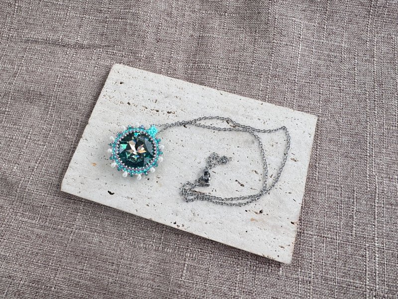 230302 Swarovski  串珠 颈链 - 项链 - 半宝石 透明