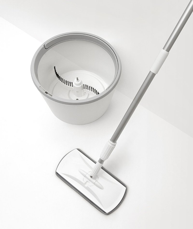 好神拖 x Unipapa【好神拖PURE系列】免手洗无耗材 旋转平拖组 - 其他 - 塑料 白色