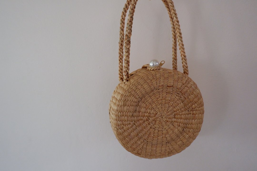 Woven Bag Water Hyacinth Woven Bag - 手提包/手提袋 - 植物．花 