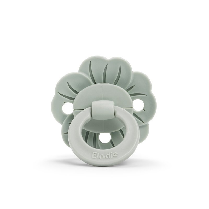 Binky Bloom 花瓣造型安抚奶嘴 Mineral Green 长耳兔(莫兰迪绿) - 其他 - 硅胶 绿色