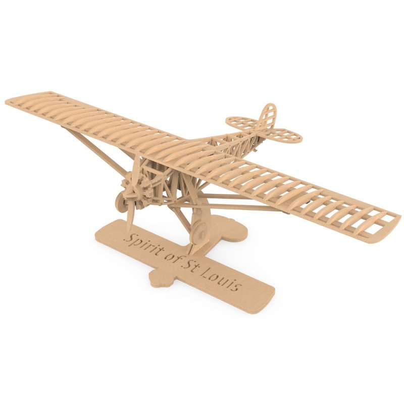 Spirit of St.Louis (1927) - 美国圣路易精神号 骨架结构木模型 - 其他 - 木头 