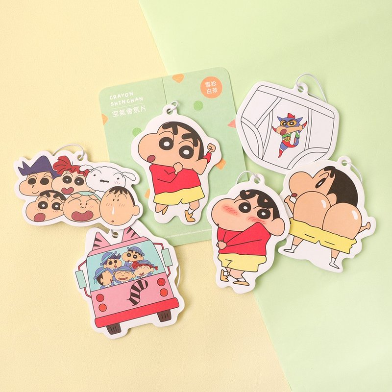 蜡笔小新造型系列香氛片-正版授权 吊挂式空气香氛片 香氛吊卡 - 香薰/精油/线香 - 纸 多色