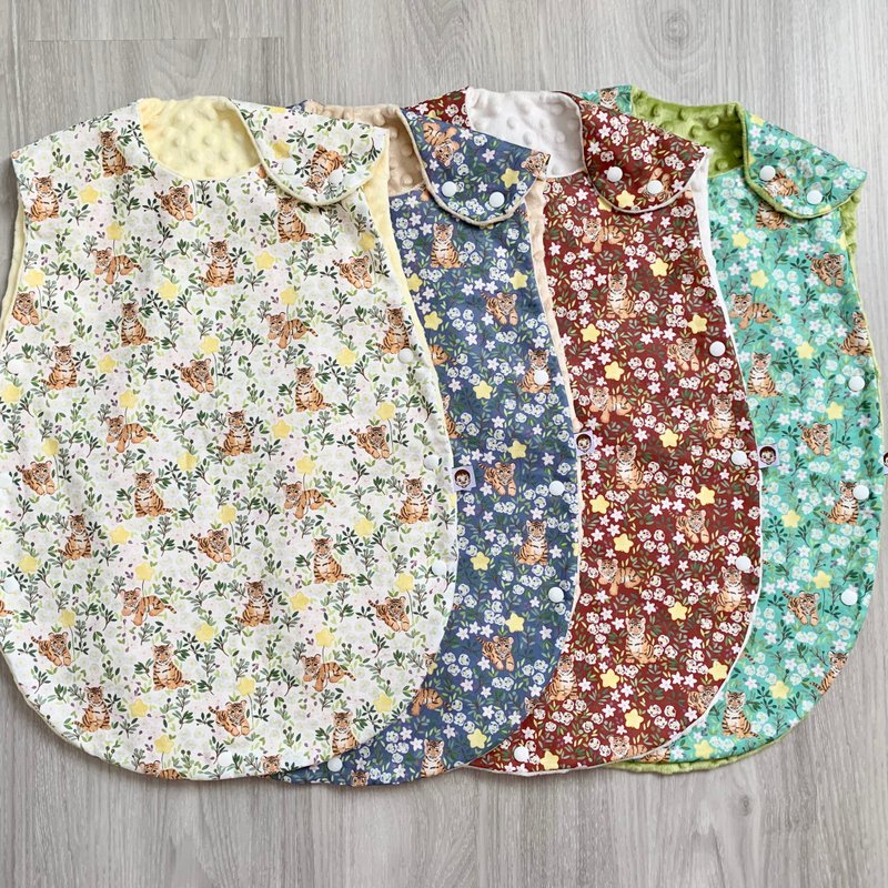 花丛老虎防踢被 防踢背心 弥月礼 - 其他 - 棉．麻 