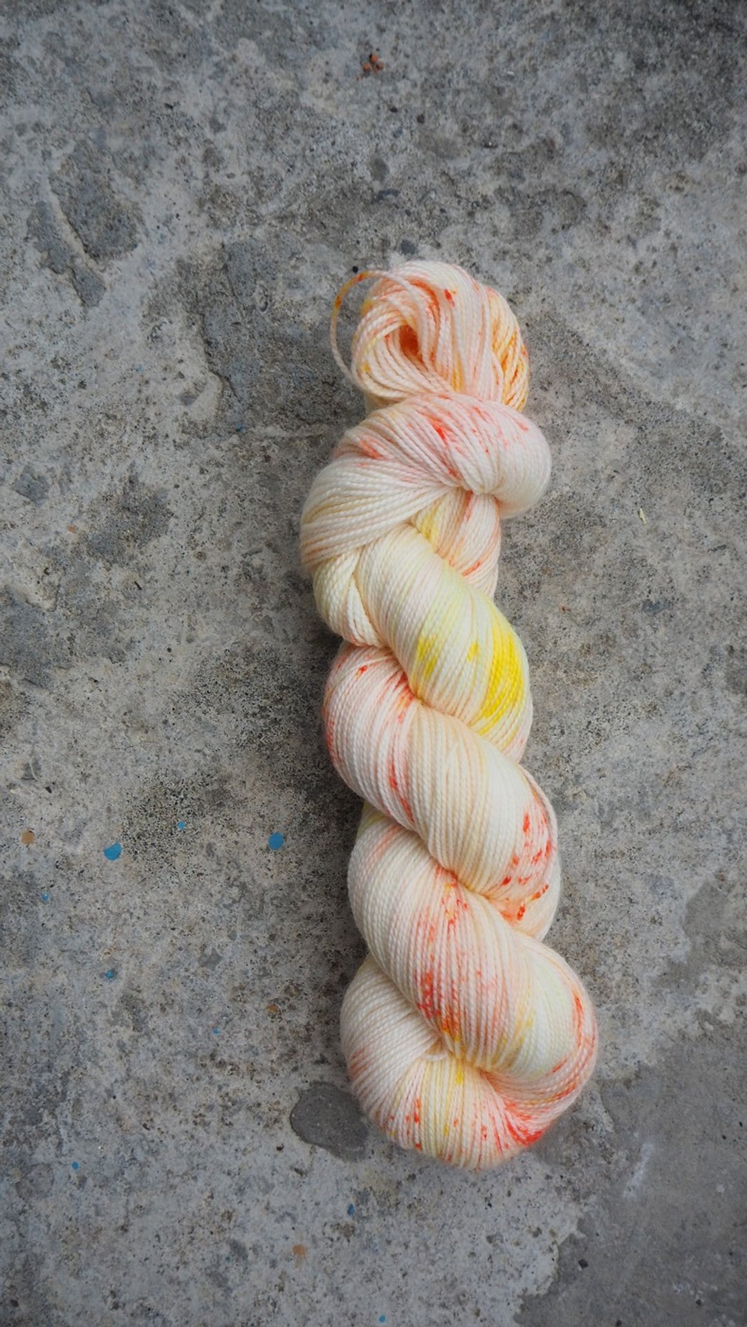 手染线。小太阳 (Sock yarn) - 编织/刺绣/羊毛毡/裁缝 - 羊毛 