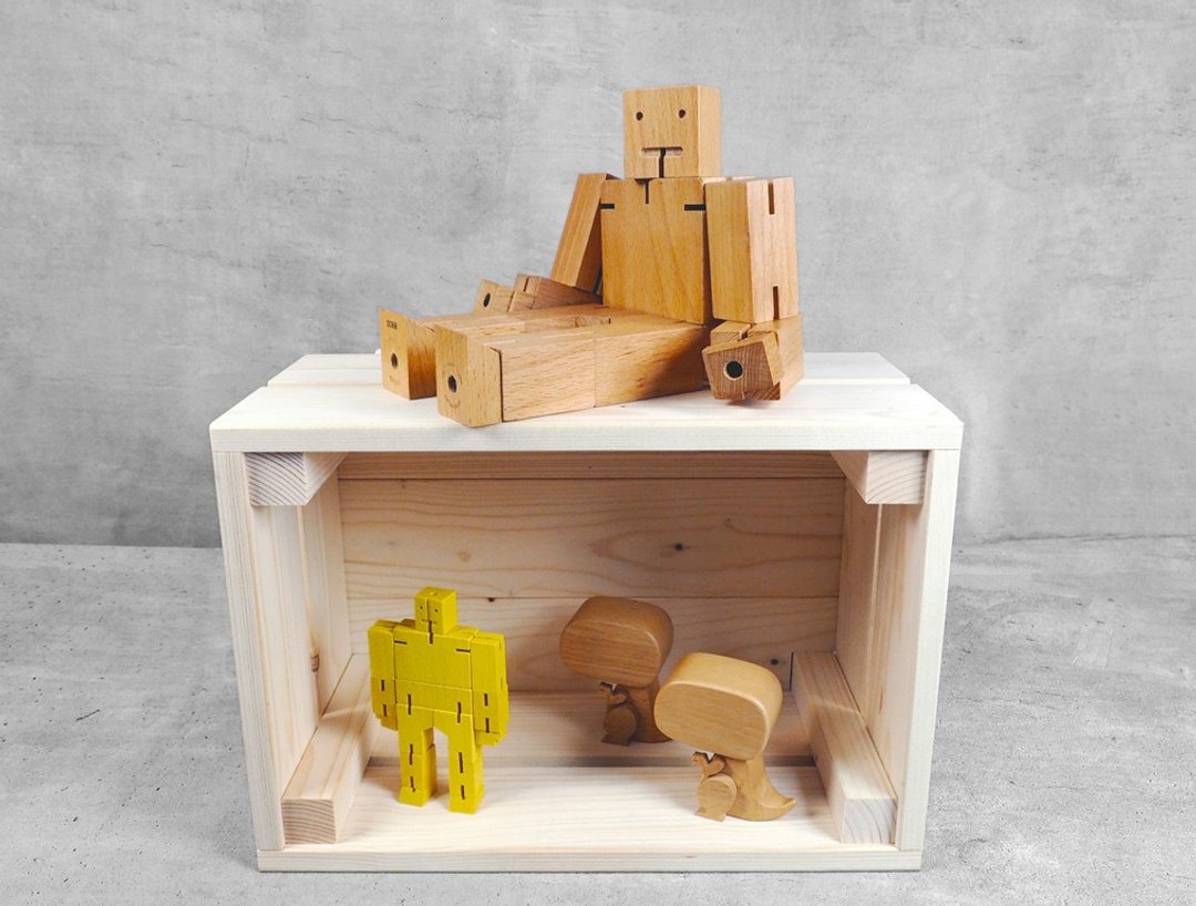DIY叠叠收纳箱 - 收纳用品 - 木头 