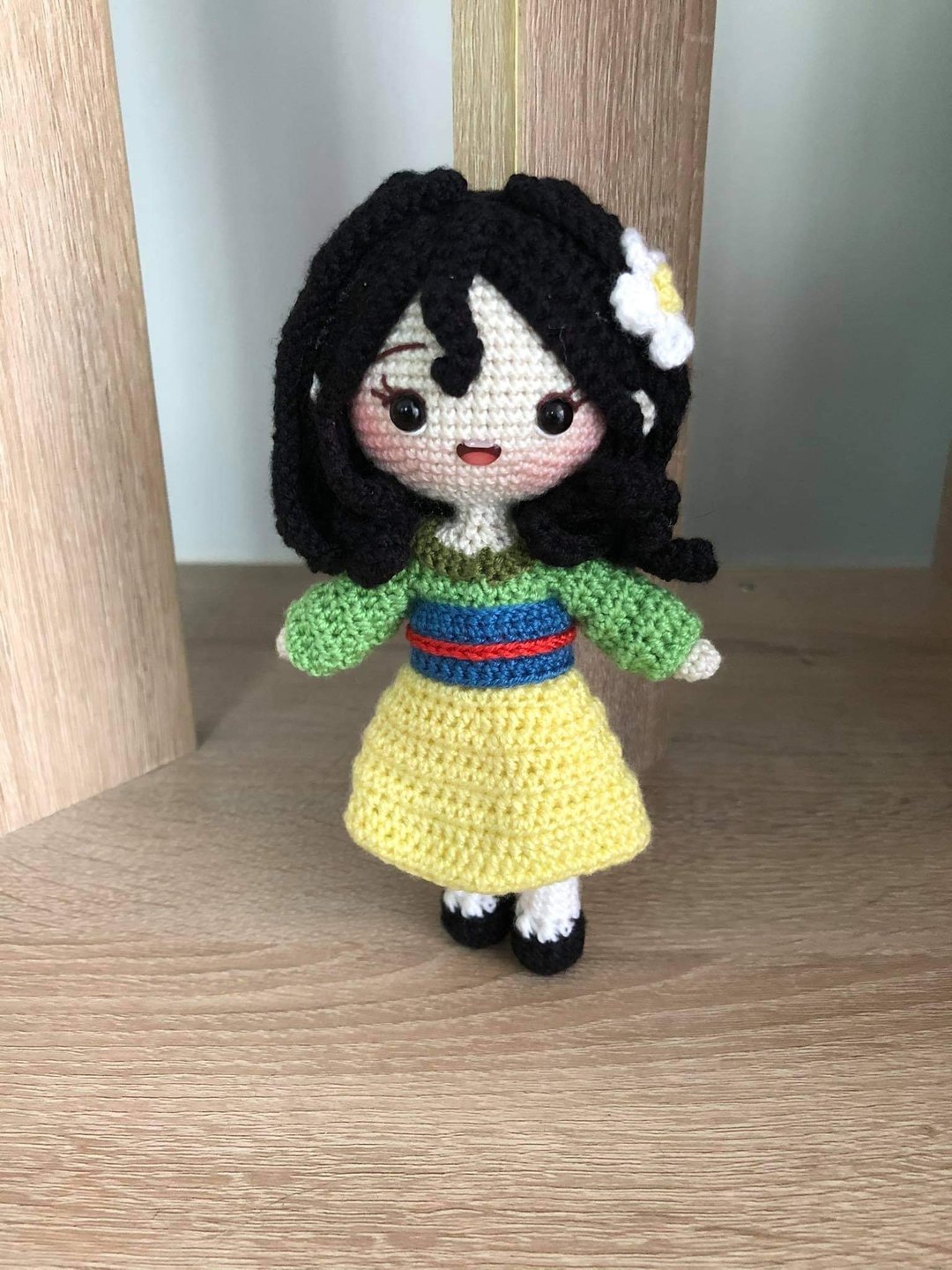 Crochet doll , Mulan , Princess doll , Chinese Warrior Princess , Amigurumi - 玩偶/公仔 - 其他材质 多色