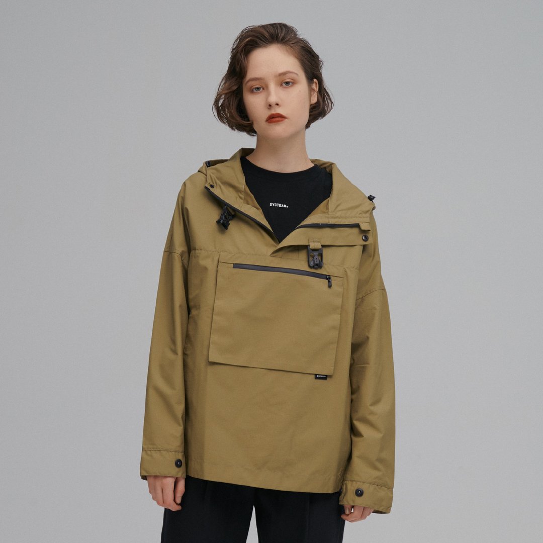 DYCTEAM - Symbiosis - Buckle anorak (Khaki) - 其他 - 防水材质 卡其色
