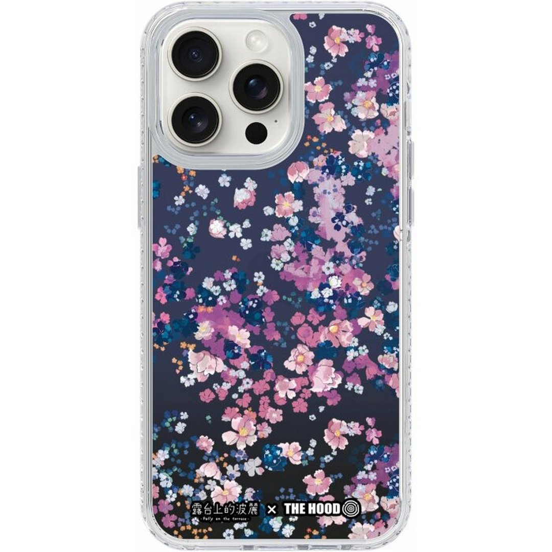 露台上的波丽 夜樱 iPhone 16 Samsung S25 气垫防摔标准手机壳 - 手机壳/手机套 - 塑料 多色