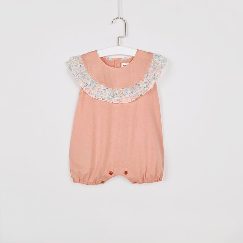 雨林荷叶包屁衣 - 包屁衣/连体衣 - 羊毛 