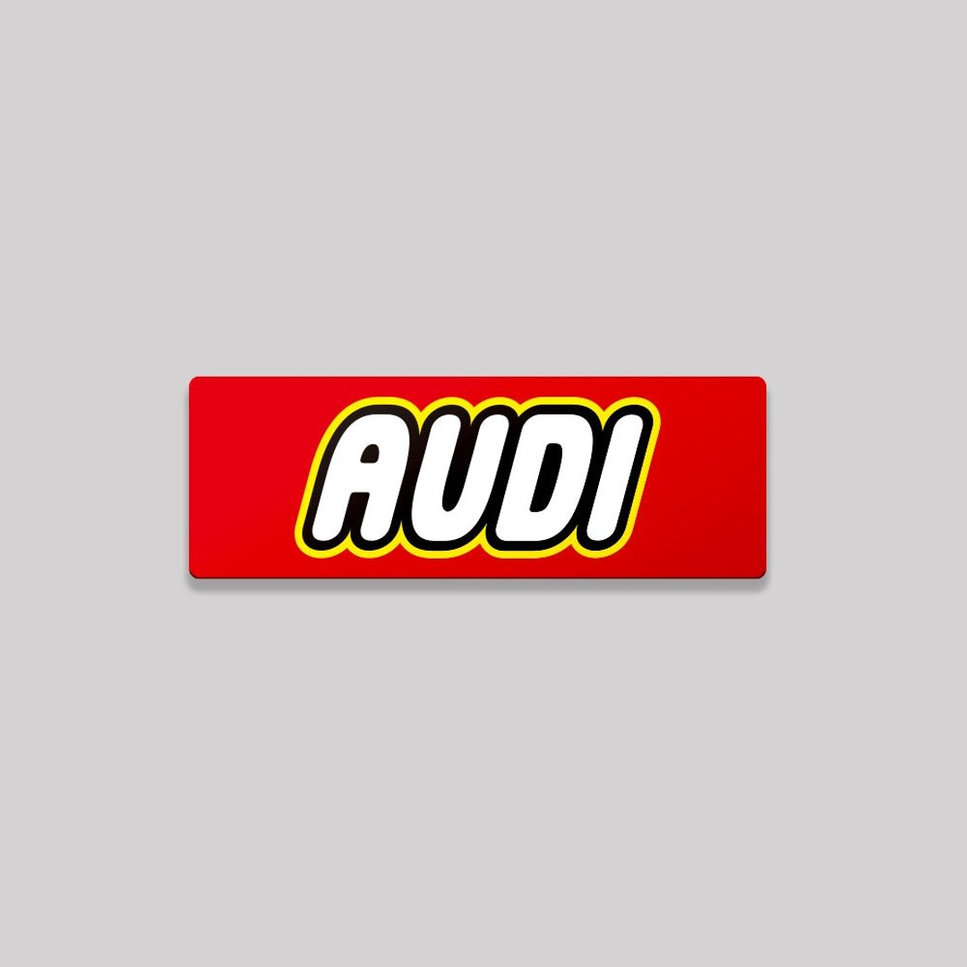 AUDI/TOY/铝牌饰贴 SunBrother孙氏兄弟 - 贴纸 - 铝合金 红色