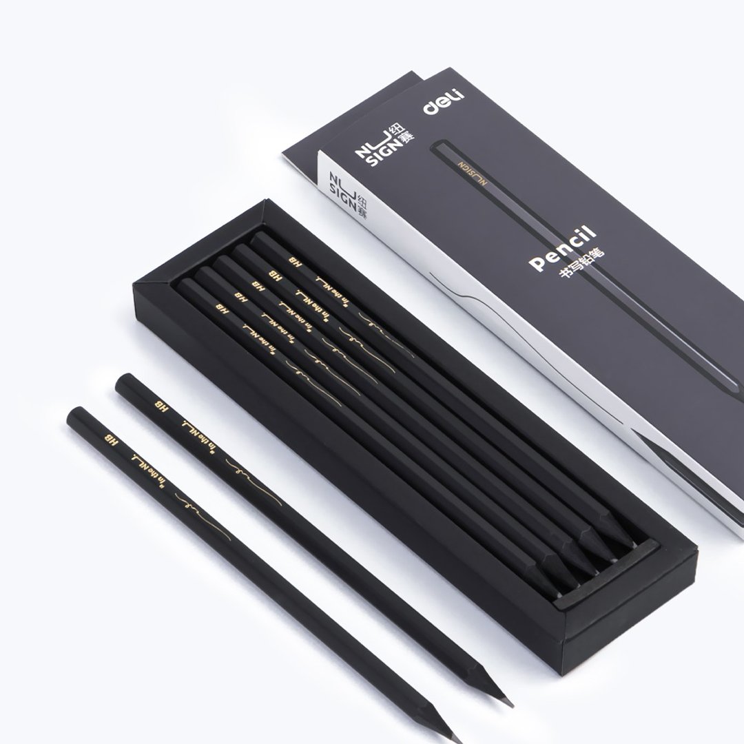 得力Deli NU SIGN黑木铅笔NS722  10支装 - 铅笔/自动铅笔 - 木头 黑色