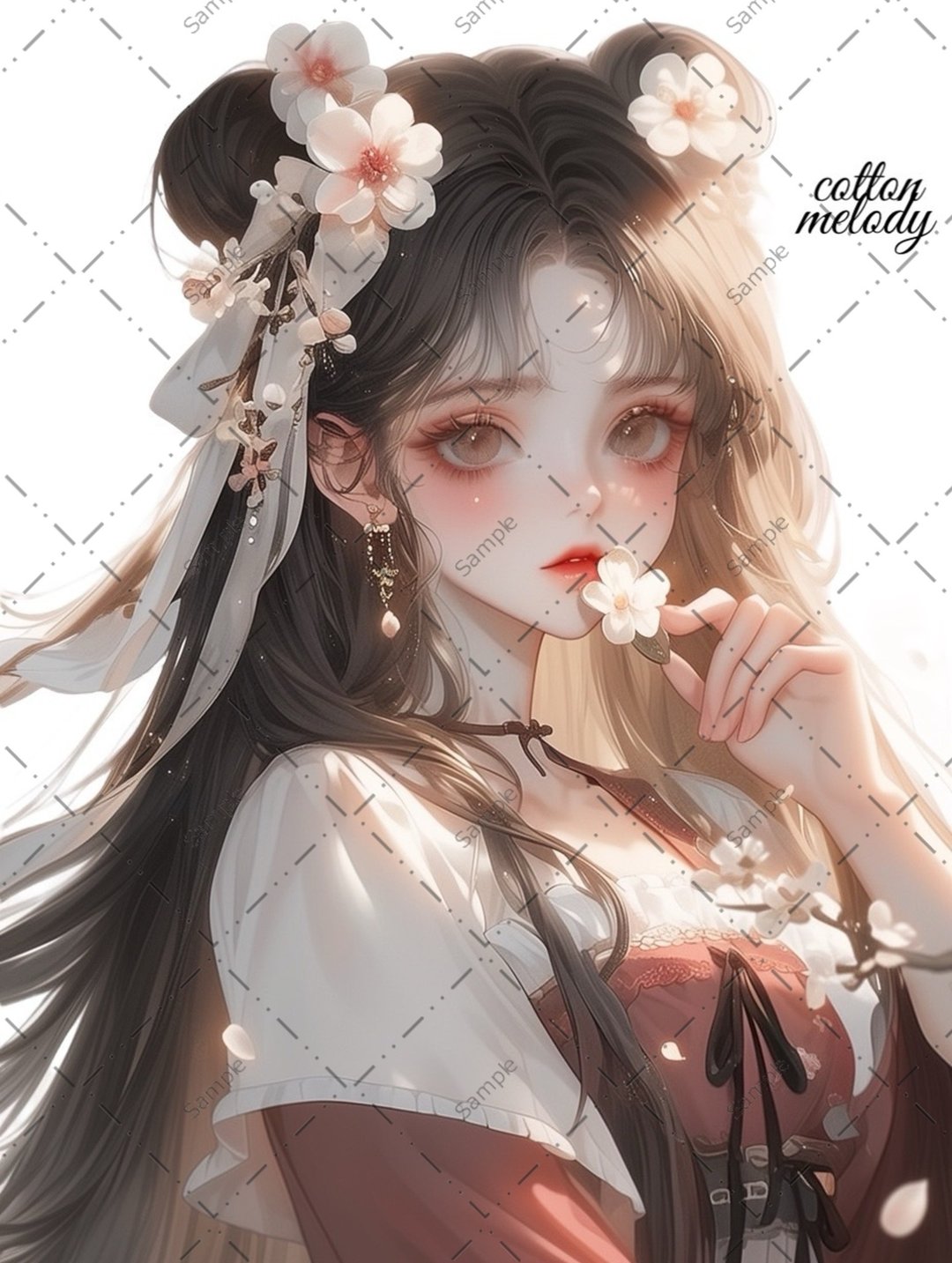 原创贴纸 No.922 人物贴纸 原创贴纸 女孩贴纸 原创人物贴纸 - 贴纸 - 纸 