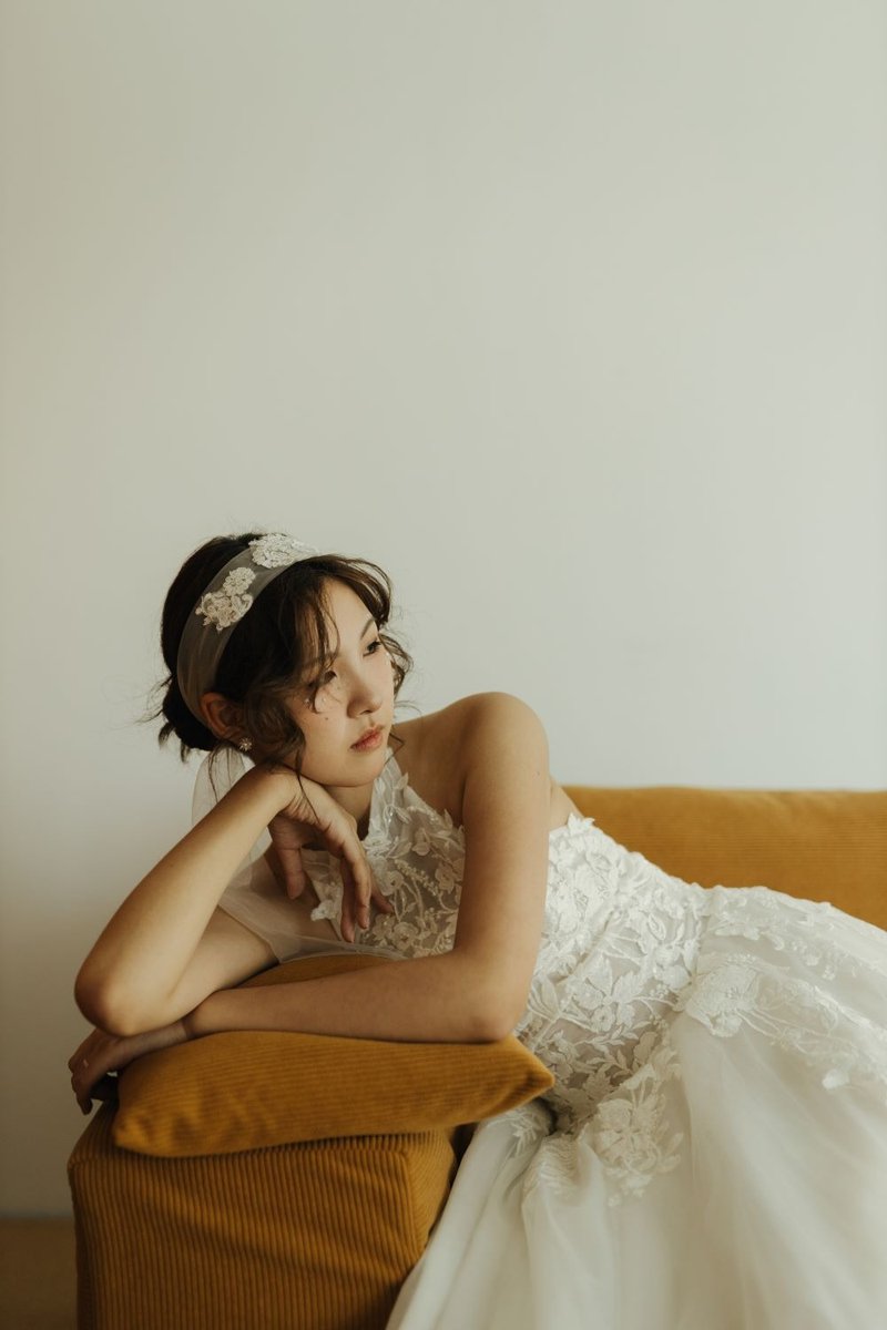 millerbride veil米乐新娘头纱-蕾丝发带 - 发饰 - 聚酯纤维 