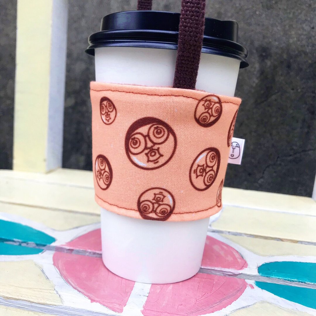 珍珠奶茶 / 杯套 - 其他 - 棉 咖啡色