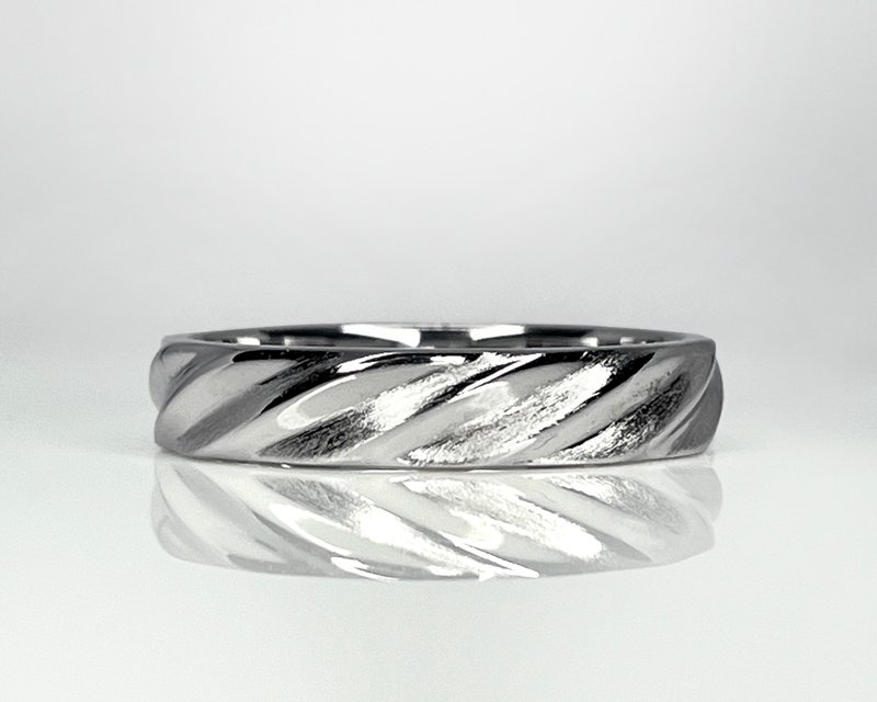 莫桑钻 | 雅致男女戒指  | 台中门市 |  可升级铂金 - 戒指 - 纯银 