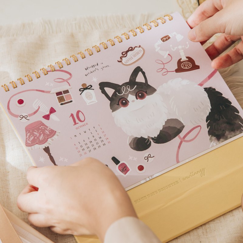 2026桌历-与你同日Little corners in life - 年历/台历 - 纸 多色