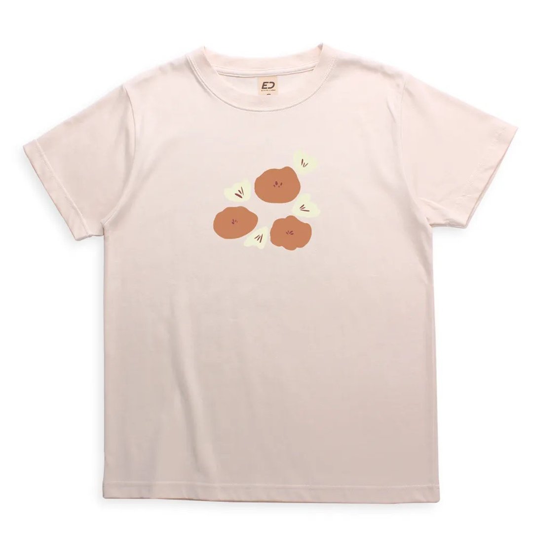【秋の七草】短T/女上衣/男T恤/T-Shirt/情侣T - 女装 T 恤 - 棉 白色