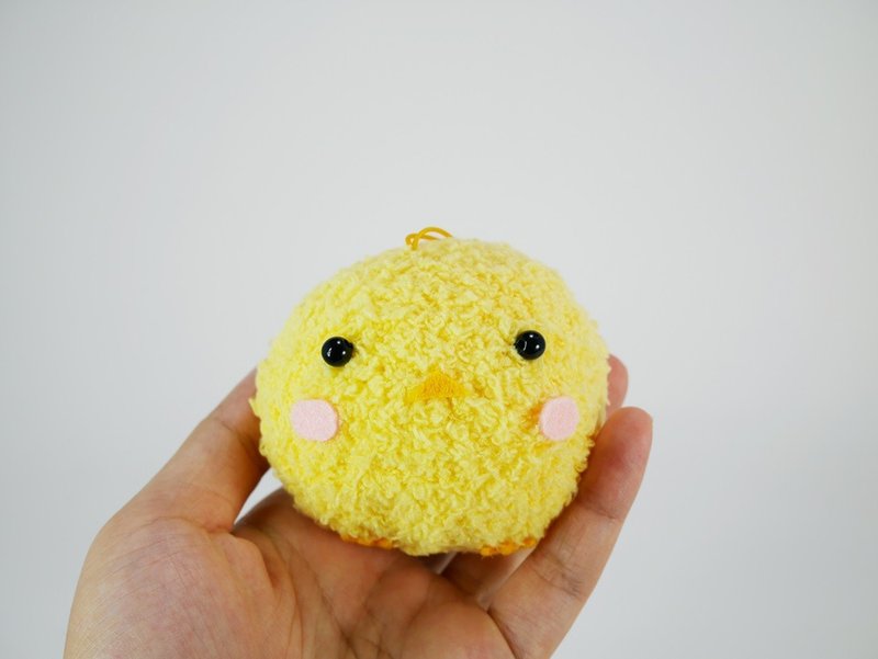 迷你_绒毛胖胖兵团-小鸡_岁末惊喜 - 玩偶/公仔 - 棉．麻 黄色