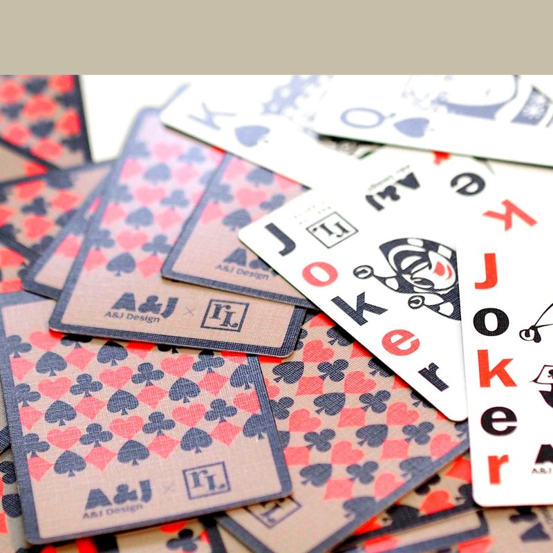 得奖 CNY New Year 2023 圣诞节礼物 I Poker 2022 I 扑克牌迪克 - 年历/台历 - 纸 黑色
