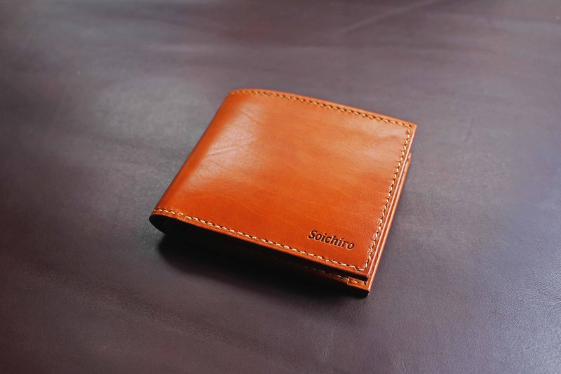 VULCAN Wallet 零钱包短夹 意大利顶级 INCAS / ILCEA 皮厂 全植物鞣胎牛皮短夹 三色可选 - 皮夹/钱包 - 真皮 咖啡色