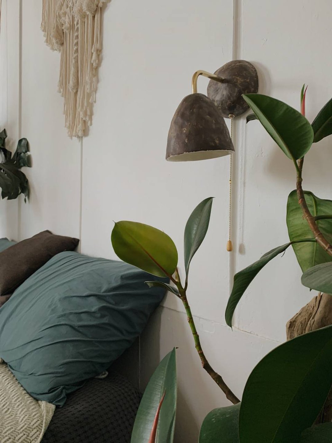 Ceramic Wall Sconce Lamps Lighting Fixture - Wall lamp Bedside lamp - 灯具/灯饰 - 陶 白色