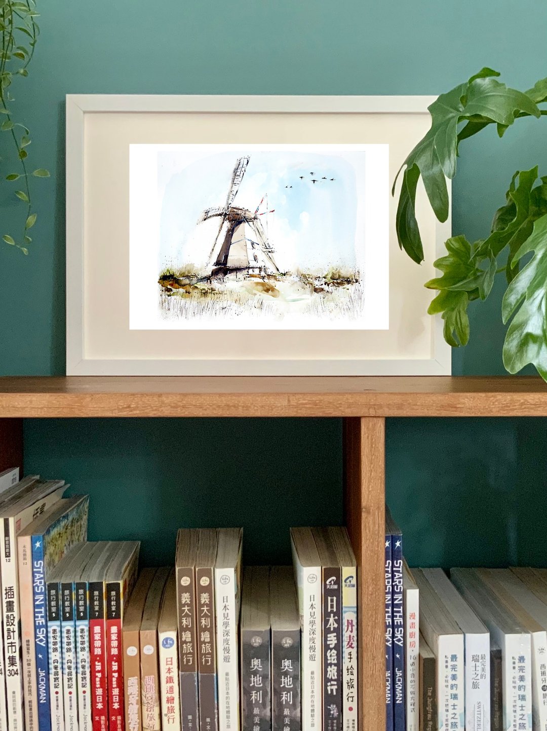 【荷兰复制画】小孩堤防 /画家文少辉/关注本馆可享九折 - 海报/装饰画/版画 - 纸 