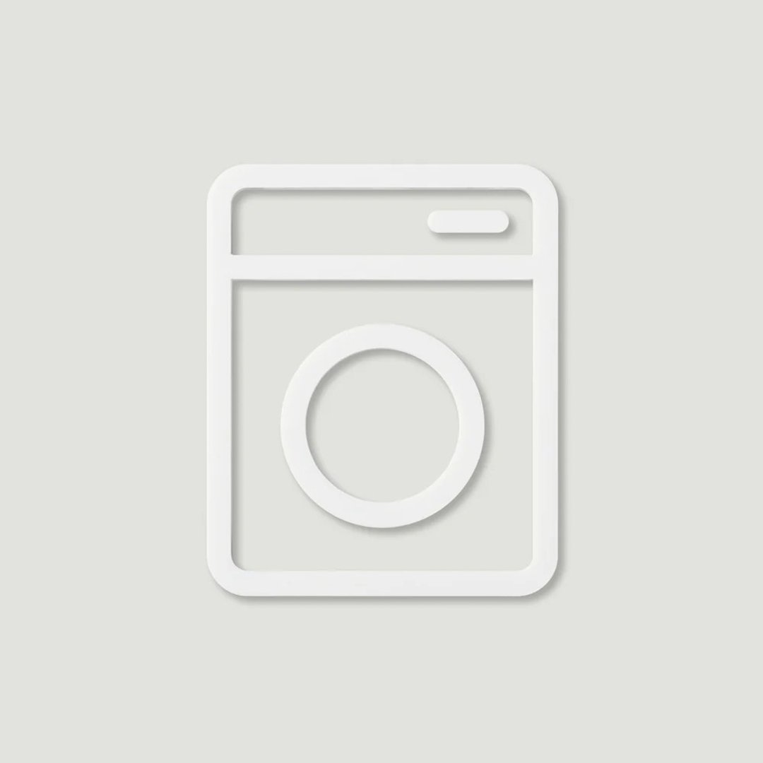 MOHEIM LAUNDRY 洗衣标示 白 - 其他 - 塑料 白色
