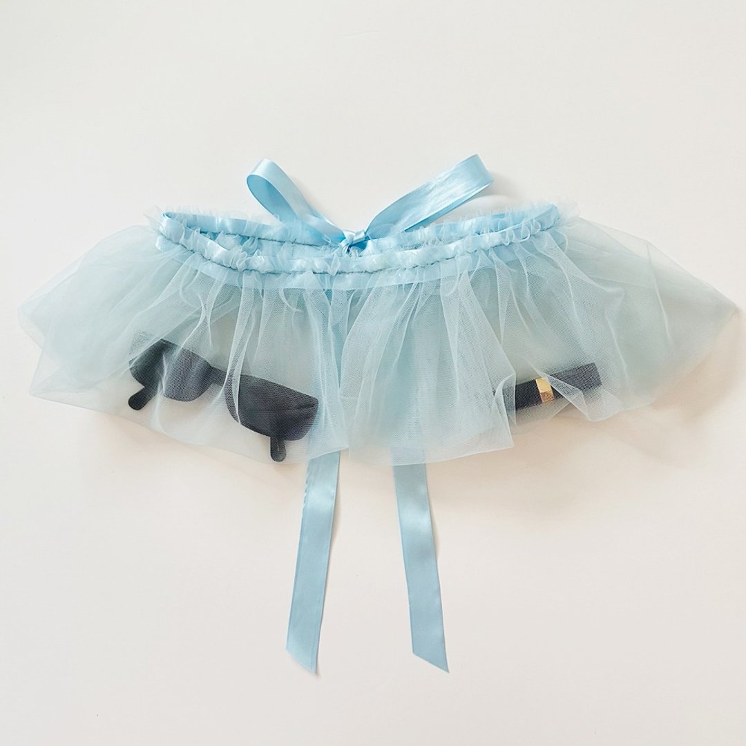 CLARECHEN 澎澎纱裙包_水蓝色_大人小孩都合适_新品 - 侧背包/斜挎包 - 聚酯纤维 蓝色