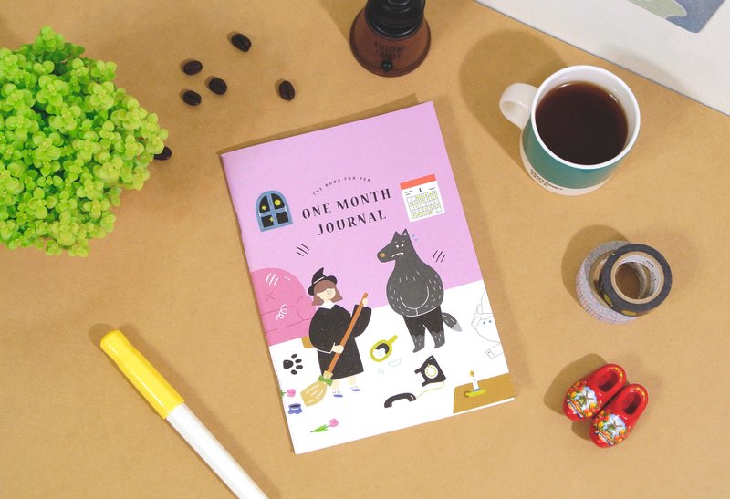 迪梦奇 钢钢好单月记事本 [狼人] - 笔记本/手帐 - 纸 紫色