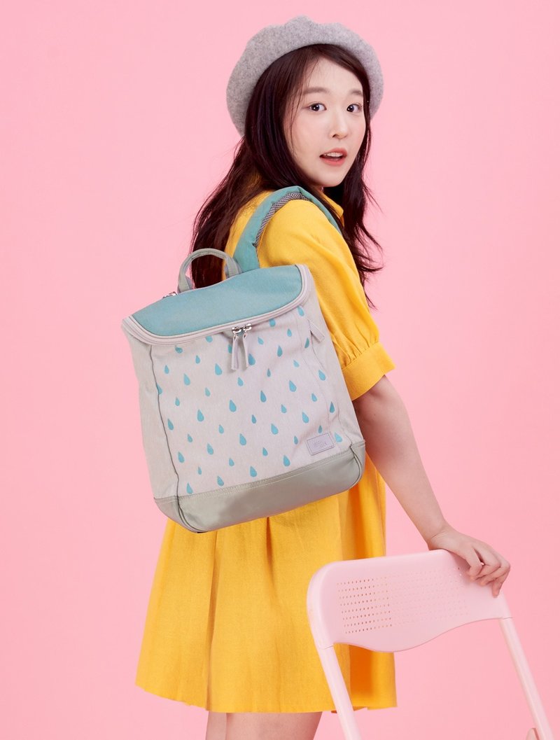 green laptop backpack,school backpack,medium backpack - 后背包/双肩包 - 聚酯纤维 绿色