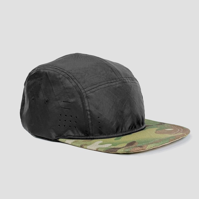 BASIX-CAMPER HAT II - 迷彩户外平沿帽 - 帽子 - 环保材料 